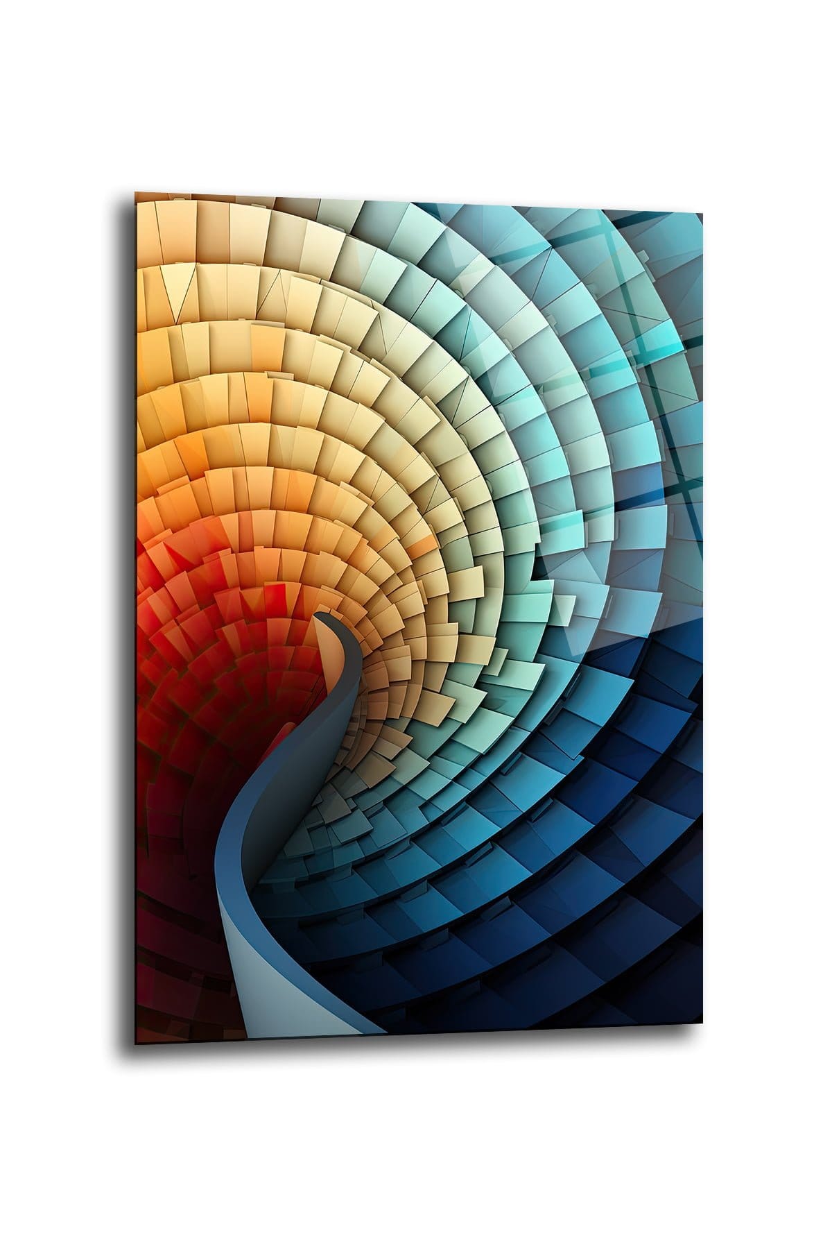 Vortex Renk Geçişleri: Modern Soyut Cam Tablo Duvar Dekoru cam tablo, duvar sanatı, modern dekorasyon, soyut sanat, cam sanat eserleri, iç mekan dekorasyonu, ofis dekorasyonu, ev dekorasyonu, restoran dekorasyonu, cafe dekorasyonu, cam baskı, UV baskı, estetik duvar sanatı