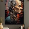 Mekanik Bilinç: Steampunk Temalı Modern Dekoratif Cam Tablo Duvar Dekoru cam tablo, duvar sanatı, modern dekorasyon, soyut sanat, cam sanat eserleri, iç mekan dekorasyonu, ofis dekorasyonu, ev dekorasyonu, restoran dekorasyonu, cafe dekorasyonu, cam baskı, UV baskı, estetik duvar sanatı