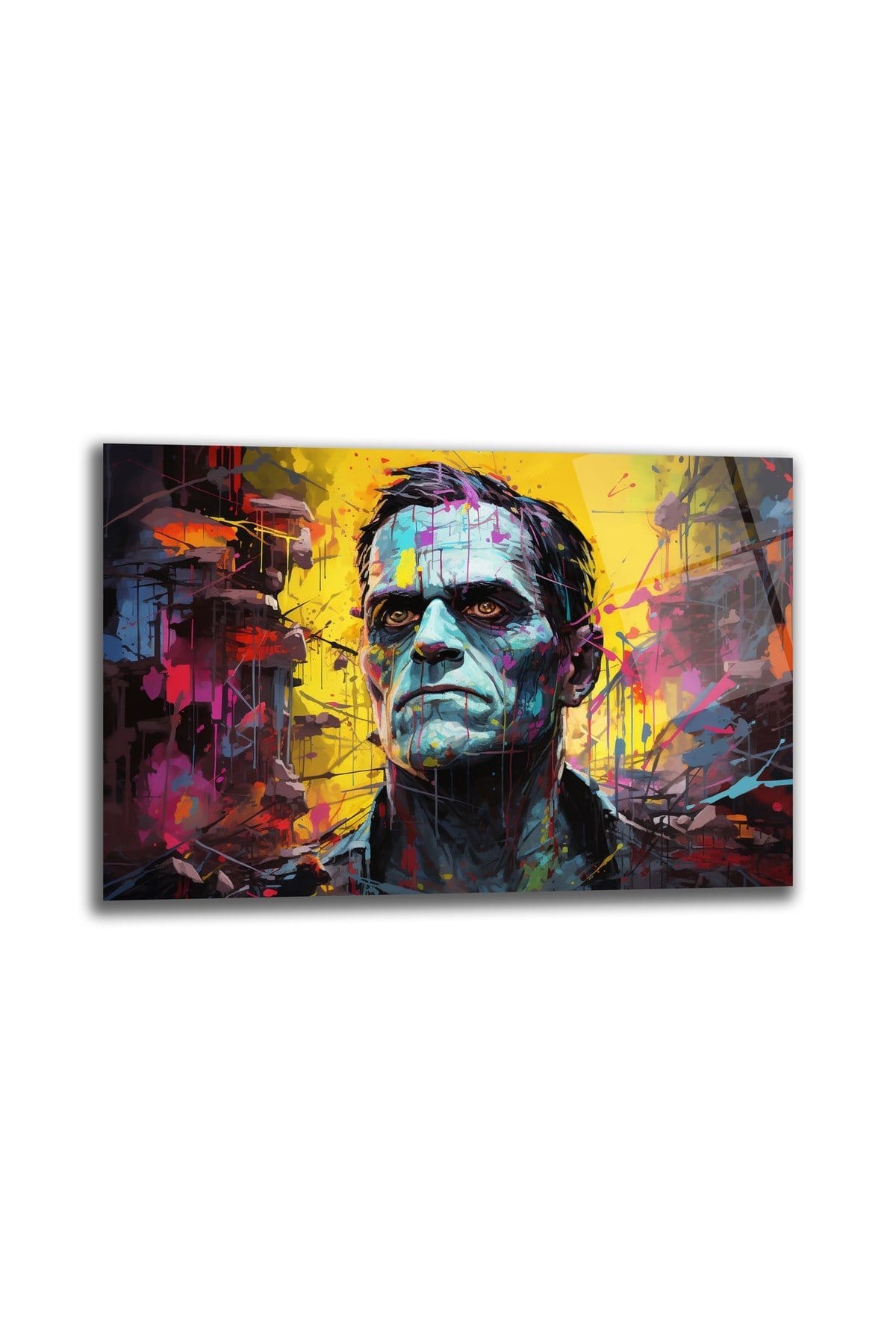 Dinamik İfade: Pop Art Modern Cam Tablo Duvar Dekoru cam tablo, duvar sanatı, modern dekorasyon, soyut sanat, cam sanat eserleri, iç mekan dekorasyonu, ofis dekorasyonu, ev dekorasyonu, restoran dekorasyonu, cafe dekorasyonu, cam baskı, UV baskı, estetik duvar sanatı