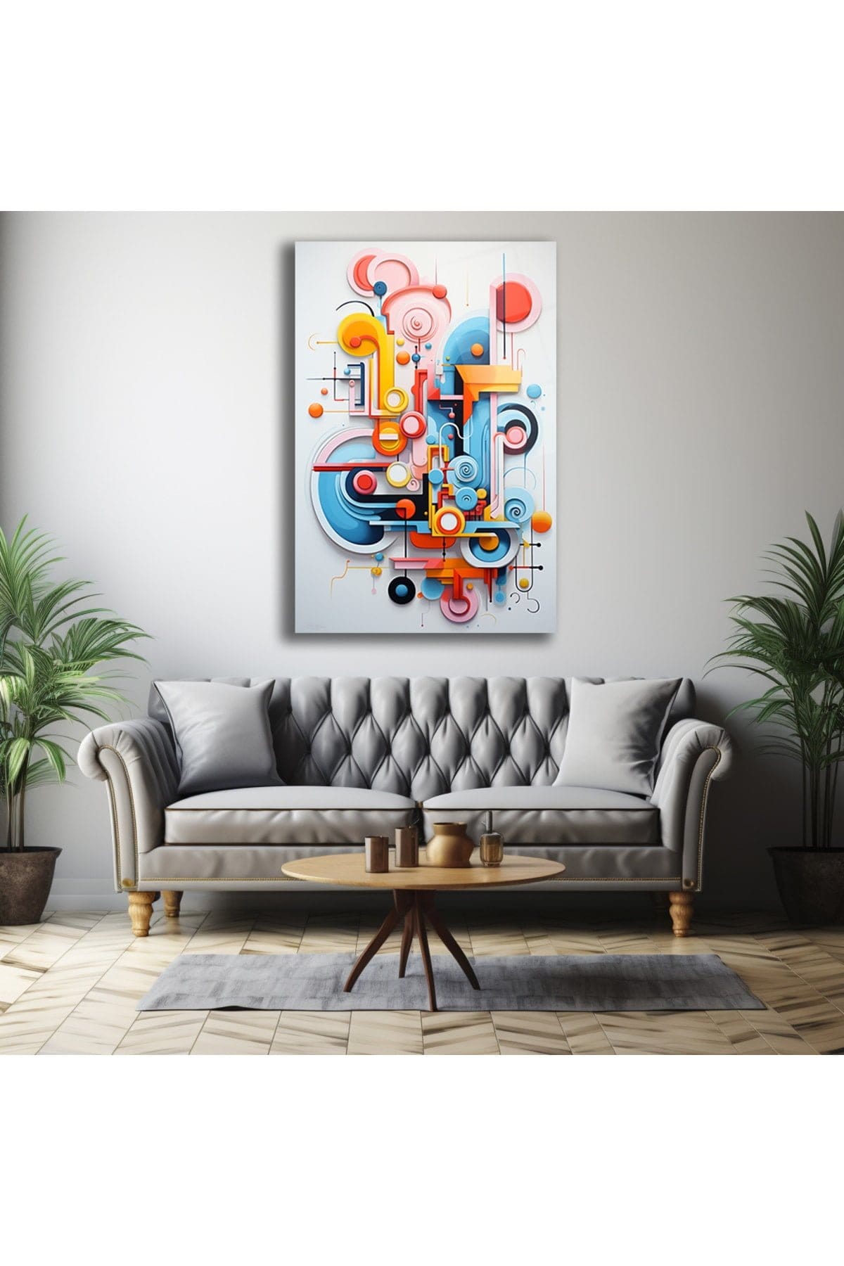 Dinamik Bağlantılar: Modern Soyut Geometrik Cam Tablo Duvar Dekoru cam tablo, duvar sanatı, modern dekorasyon, soyut sanat, cam sanat eserleri, iç mekan dekorasyonu, ofis dekorasyonu, ev dekorasyonu, restoran dekorasyonu, cafe dekorasyonu, cam baskı, UV baskı, estetik duvar sanatı