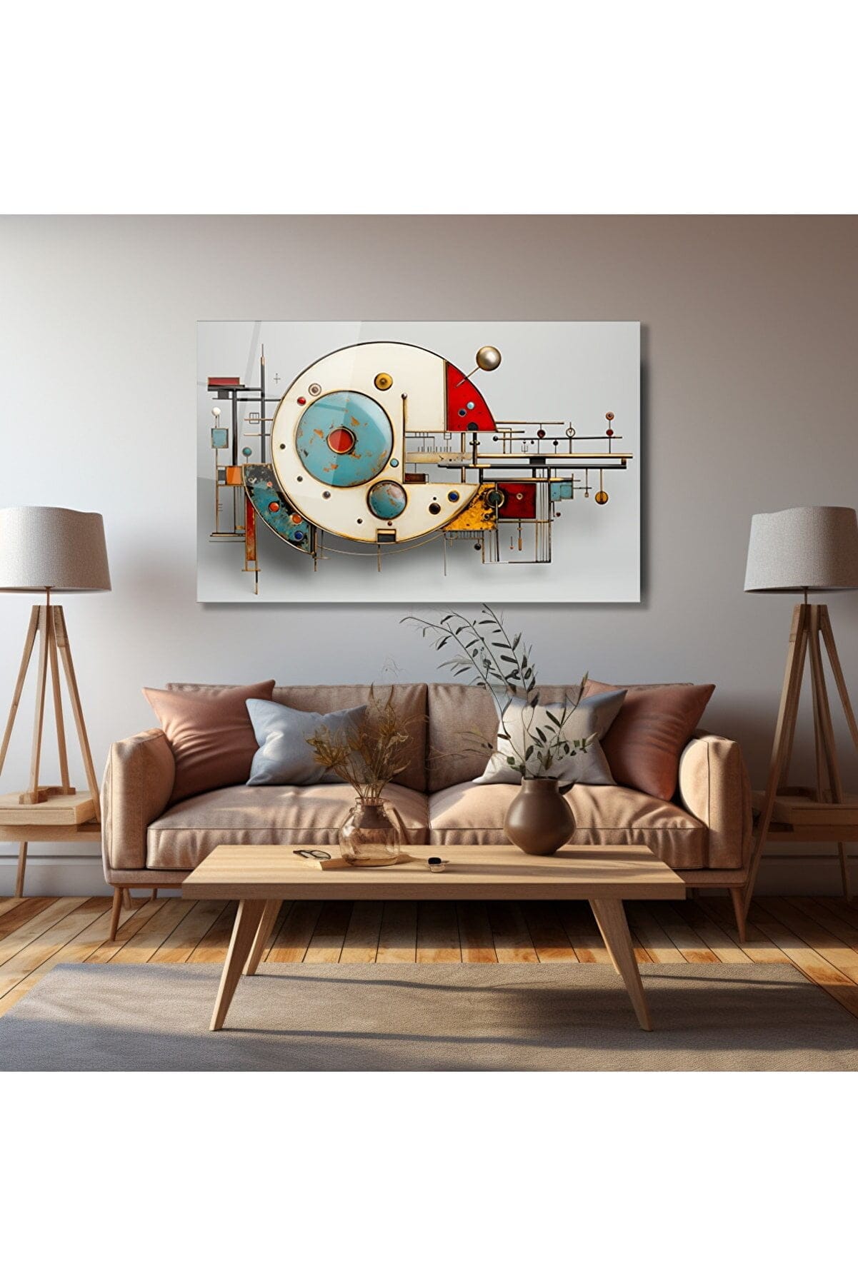 Kozmik Rota: Modern Geometrik Soyut Cam Tablo Duvar Dekoru cam tablo, duvar sanatı, modern dekorasyon, soyut sanat, cam sanat eserleri, iç mekan dekorasyonu, ofis dekorasyonu, ev dekorasyonu, restoran dekorasyonu, cafe dekorasyonu, cam baskı, UV baskı, estetik duvar sanatı
