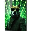 Matrix Şıklığı: Neon Yeşil Shiba Inu Cam Tablo Duvar Dekoru cam tablo, duvar sanatı, modern dekorasyon, soyut sanat, cam sanat eserleri, iç mekan dekorasyonu, ofis dekorasyonu, ev dekorasyonu, restoran dekorasyonu, cafe dekorasyonu, cam baskı, UV baskı, estetik duvar sanatı