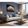 Zarafetin Işıltısı: Altın Pırlanta Lotus Lüks Cam Tablo Duvar Dekoru cam tablo, duvar sanatı, modern dekorasyon, soyut sanat, cam sanat eserleri, iç mekan dekorasyonu, ofis dekorasyonu, ev dekorasyonu, restoran dekorasyonu, cafe dekorasyonu, cam baskı, UV baskı, estetik duvar sanatı