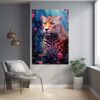 Büyülü Ormanın Sakini: Leopar ve Baloncuklar Modern Cam Tablo Duvar Dekoru cam tablo, duvar sanatı, modern dekorasyon, soyut sanat, cam sanat eserleri, iç mekan dekorasyonu, ofis dekorasyonu, ev dekorasyonu, restoran dekorasyonu, cafe dekorasyonu, cam baskı, UV baskı, estetik duvar sanatı