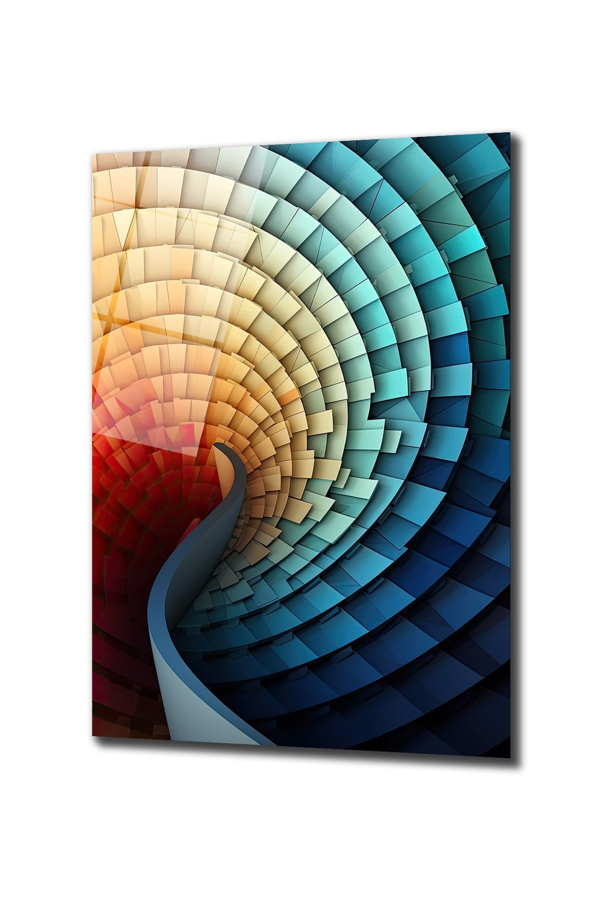 Vortex Renk Geçişleri: Modern Soyut Cam Tablo Duvar Dekoru cam tablo, duvar sanatı, modern dekorasyon, soyut sanat, cam sanat eserleri, iç mekan dekorasyonu, ofis dekorasyonu, ev dekorasyonu, restoran dekorasyonu, cafe dekorasyonu, cam baskı, UV baskı, estetik duvar sanatı