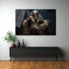 Zeus'un İhtişamı: Antik Bilgelik Temalı Cam Tablo Duvar Dekoru cam tablo, duvar sanatı, modern dekorasyon, soyut sanat, cam sanat eserleri, iç mekan dekorasyonu, ofis dekorasyonu, ev dekorasyonu, restoran dekorasyonu, cafe dekorasyonu, cam baskı, UV baskı, estetik duvar sanatı