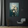 Büyüleyici Derinlik: 3D Efektli Modern Çiçekler Cam Tablo Duvar Dekoru cam tablo, duvar sanatı, modern dekorasyon, soyut sanat, cam sanat eserleri, iç mekan dekorasyonu, ofis dekorasyonu, ev dekorasyonu, restoran dekorasyonu, cafe dekorasyonu, cam baskı, UV baskı, estetik duvar sanatı