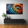 Dinamik Spiral: Canlı Renklerde Modern Soyut Cam Tablo Duvar Dekoru cam tablo, duvar sanatı, modern dekorasyon, soyut sanat, cam sanat eserleri, iç mekan dekorasyonu, ofis dekorasyonu, ev dekorasyonu, restoran dekorasyonu, cafe dekorasyonu, cam baskı, UV baskı, estetik duvar sanatı