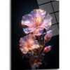 Ethereal Işıltı: Modern Cam Tablo ile Parlayan Kristal Çiçekler Duvar Dekoru cam tablo, duvar sanatı, modern dekorasyon, soyut sanat, cam sanat eserleri, iç mekan dekorasyonu, ofis dekorasyonu, ev dekorasyonu, restoran dekorasyonu, cafe dekorasyonu, cam baskı, UV baskı, estetik duvar sanatı