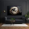Modern Yi̇ng Yang Dekorati̇f Yatay Cam Tablo, Ev Dekorasyon, Ofi̇s Dekorasyon Duvar Dekoru cam tablo, duvar sanatı, modern dekorasyon, soyut sanat, cam sanat eserleri, iç mekan dekorasyonu, ofis dekorasyonu, ev dekorasyonu, restoran dekorasyonu, cafe dekorasyonu, cam baskı, UV baskı, estetik duvar sanatı