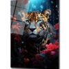 Gizemli Orman Leoparı: Büyüleyici Mavi Gözlerle Dekoratif Cam Tablo Duvar Dekoru cam tablo, duvar sanatı, modern dekorasyon, soyut sanat, cam sanat eserleri, iç mekan dekorasyonu, ofis dekorasyonu, ev dekorasyonu, restoran dekorasyonu, cafe dekorasyonu, cam baskı, UV baskı, estetik duvar sanatı