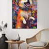 Neşeli Corgi: Canlı Renklerle Modern Sanat Cam Tablo Duvar Dekoru cam tablo, duvar sanatı, modern dekorasyon, soyut sanat, cam sanat eserleri, iç mekan dekorasyonu, ofis dekorasyonu, ev dekorasyonu, restoran dekorasyonu, cafe dekorasyonu, cam baskı, UV baskı, estetik duvar sanatı