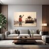 Umut Işığı: Çocuk ve Tank Temalı Sanatsal Dekoratif Cam Tablo Duvar Dekoru cam tablo, duvar sanatı, modern dekorasyon, soyut sanat, cam sanat eserleri, iç mekan dekorasyonu, ofis dekorasyonu, ev dekorasyonu, restoran dekorasyonu, cafe dekorasyonu, cam baskı, UV baskı, estetik duvar sanatı