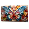 Rengarenk Kelebek Dansı: 3D Quilling Sanatı Temperli Cam Tablo Duvar Dekoru cam tablo, duvar sanatı, modern dekorasyon, soyut sanat, cam sanat eserleri, iç mekan dekorasyonu, ofis dekorasyonu, ev dekorasyonu, restoran dekorasyonu, cafe dekorasyonu, cam baskı, UV baskı, estetik duvar sanatı