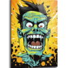 Çığlık Atan Enerji: Pop Art Zombi Temalı Modern Cam Tablo Duvar Dekoru cam tablo, duvar sanatı, modern dekorasyon, soyut sanat, cam sanat eserleri, iç mekan dekorasyonu, ofis dekorasyonu, ev dekorasyonu, restoran dekorasyonu, cafe dekorasyonu, cam baskı, UV baskı, estetik duvar sanatı