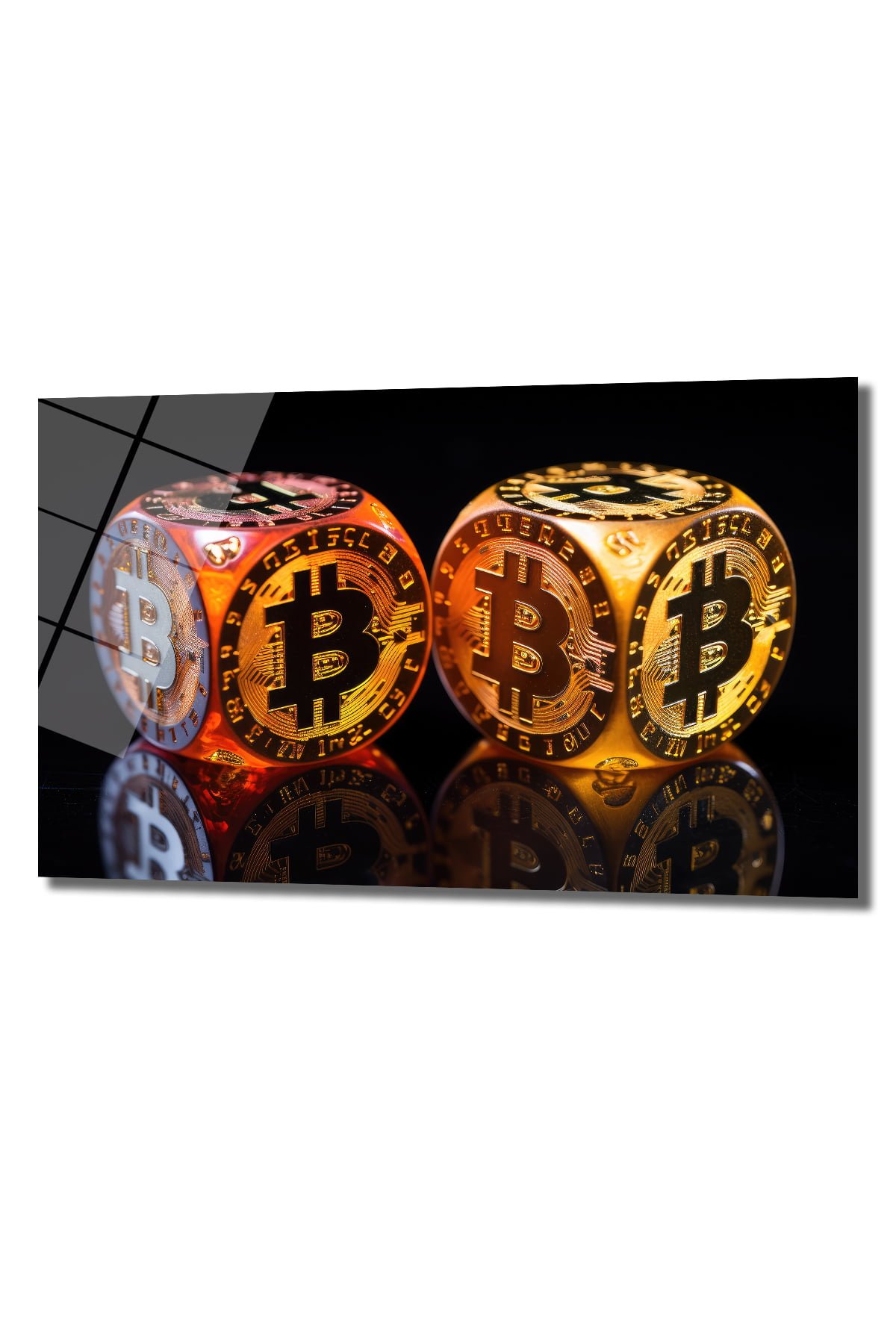 Bitcoin'in Altın Yansıması: Kripto Para Temalı Modern Cam Tablo Duvar Dekoru cam tablo, duvar sanatı, modern dekorasyon, soyut sanat, cam sanat eserleri, iç mekan dekorasyonu, ofis dekorasyonu, ev dekorasyonu, restoran dekorasyonu, cafe dekorasyonu, cam baskı, UV baskı, estetik duvar sanatı