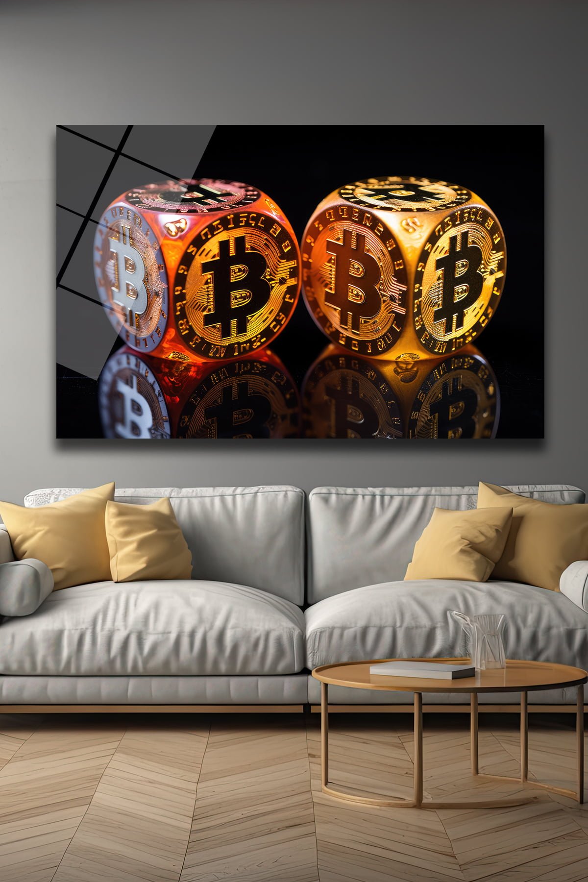 Bitcoin'in Altın Yansıması: Kripto Para Temalı Modern Cam Tablo Duvar Dekoru cam tablo, duvar sanatı, modern dekorasyon, soyut sanat, cam sanat eserleri, iç mekan dekorasyonu, ofis dekorasyonu, ev dekorasyonu, restoran dekorasyonu, cafe dekorasyonu, cam baskı, UV baskı, estetik duvar sanatı
