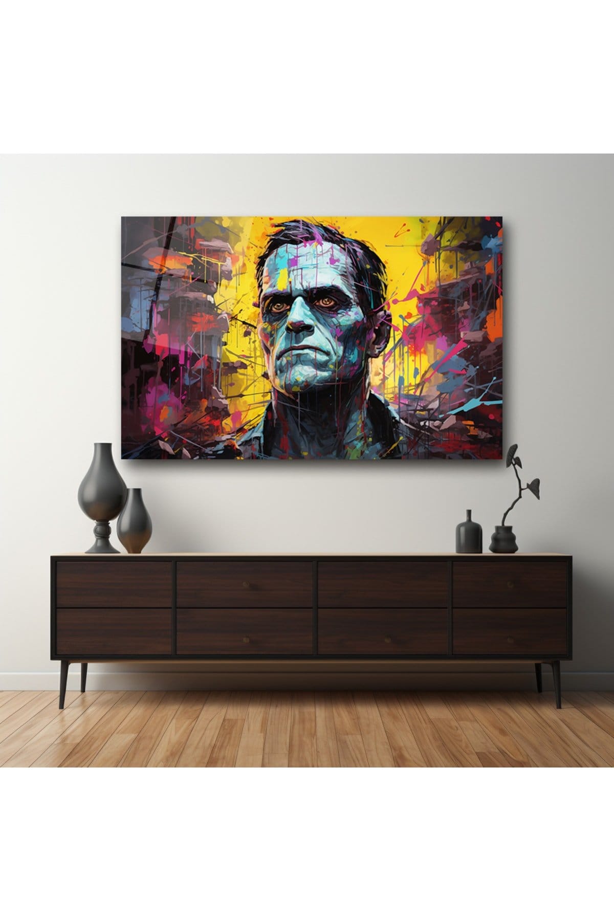 Dinamik İfade: Pop Art Modern Cam Tablo Duvar Dekoru cam tablo, duvar sanatı, modern dekorasyon, soyut sanat, cam sanat eserleri, iç mekan dekorasyonu, ofis dekorasyonu, ev dekorasyonu, restoran dekorasyonu, cafe dekorasyonu, cam baskı, UV baskı, estetik duvar sanatı