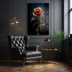 Asil Altın Gül: Lüks Temperli Cam Tablo Duvar Dekoru cam tablo, duvar sanatı, modern dekorasyon, soyut sanat, cam sanat eserleri, iç mekan dekorasyonu, ofis dekorasyonu, ev dekorasyonu, restoran dekorasyonu, cafe dekorasyonu, cam baskı, UV baskı, estetik duvar sanatı