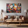 Renkli İsyan: Modern Street Art Temperli Cam Tablo Duvar Dekoru cam tablo, duvar sanatı, modern dekorasyon, soyut sanat, cam sanat eserleri, iç mekan dekorasyonu, ofis dekorasyonu, ev dekorasyonu, restoran dekorasyonu, cafe dekorasyonu, cam baskı, UV baskı, estetik duvar sanatı