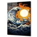 Kozmik Dalga: Japon Sanatı Esintili Temperli Cam Tablo Duvar Dekoru cam tablo, duvar sanatı, modern dekorasyon, soyut sanat, cam sanat eserleri, iç mekan dekorasyonu, ofis dekorasyonu, ev dekorasyonu, restoran dekorasyonu, cafe dekorasyonu, cam baskı, UV baskı, estetik duvar sanatı