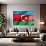 Azerbaycan Bayrağı Cam Tablo | Vatansever Ruhunuzu Yansıtan Şık Duvar Sanatı Duvar Dekoru cam tablo, duvar sanatı, modern dekorasyon, soyut sanat, cam sanat eserleri, iç mekan dekorasyonu, ofis dekorasyonu, ev dekorasyonu, restoran dekorasyonu, cafe dekorasyonu, cam baskı, UV baskı, estetik duvar sanatı