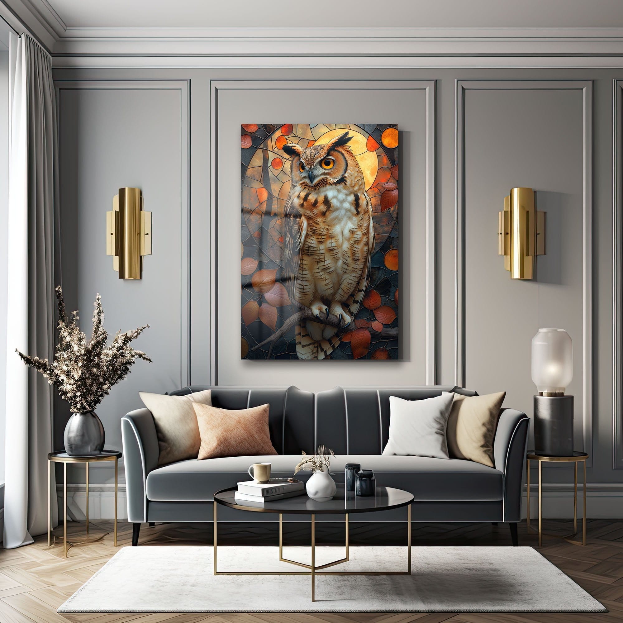 Bilge Baykuş: Mozaik Sanat Temalı Temperli Cam Tablo Duvar Dekoru cam tablo, duvar sanatı, modern dekorasyon, soyut sanat, cam sanat eserleri, iç mekan dekorasyonu, ofis dekorasyonu, ev dekorasyonu, restoran dekorasyonu, cafe dekorasyonu, cam baskı, UV baskı, estetik duvar sanatı