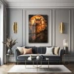 Bilge Baykuşun Sırrı: Vitray Sanatlı Temperli Cam Tablo Duvar Dekoru cam tablo, duvar sanatı, modern dekorasyon, soyut sanat, cam sanat eserleri, iç mekan dekorasyonu, ofis dekorasyonu, ev dekorasyonu, restoran dekorasyonu, cafe dekorasyonu, cam baskı, UV baskı, estetik duvar sanatı