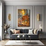 Vitray Geyik ve Gün Batımı: Ormanın Büyüsü Cam Tablo Duvar Dekoru cam tablo, duvar sanatı, modern dekorasyon, soyut sanat, cam sanat eserleri, iç mekan dekorasyonu, ofis dekorasyonu, ev dekorasyonu, restoran dekorasyonu, cafe dekorasyonu, cam baskı, UV baskı, estetik duvar sanatı