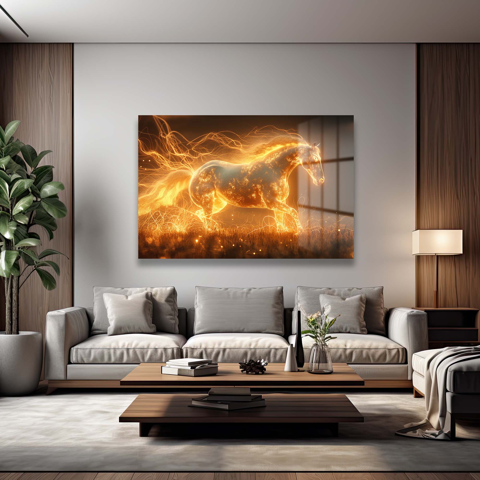Alevden Enerji: Işıltılı At Koşusu Temperli Cam Tablo Duvar Dekoru cam tablo, duvar sanatı, modern dekorasyon, soyut sanat, cam sanat eserleri, iç mekan dekorasyonu, ofis dekorasyonu, ev dekorasyonu, restoran dekorasyonu, cafe dekorasyonu, cam baskı, UV baskı, estetik duvar sanatı