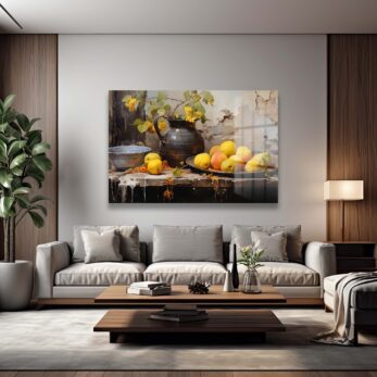 Sarı Çiçeklerin Bereketi: Rustik Natürmort Cam Tablo Duvar Dekoru cam tablo, duvar sanatı, modern dekorasyon, soyut sanat, cam sanat eserleri, iç mekan dekorasyonu, ofis dekorasyonu, ev dekorasyonu, restoran dekorasyonu, cafe dekorasyonu, cam baskı, UV baskı, estetik duvar sanatı