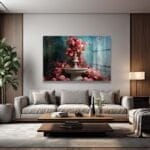 Aşkın Fıskiyeleri: Pembe ve Kırmızı Çiçek Patlaması Cam Tablo Duvar Dekoru cam tablo, duvar sanatı, modern dekorasyon, soyut sanat, cam sanat eserleri, iç mekan dekorasyonu, ofis dekorasyonu, ev dekorasyonu, restoran dekorasyonu, cafe dekorasyonu, cam baskı, UV baskı, estetik duvar sanatı