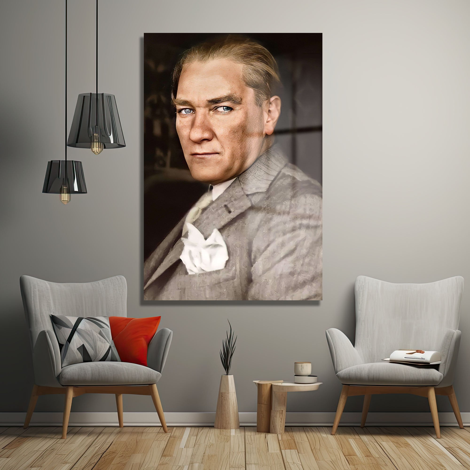 Mavi Gözlerin Kararlılığı: Atatürk Portre Temperli Cam Tablo Duvar Dekoru cam tablo, duvar sanatı, modern dekorasyon, soyut sanat, cam sanat eserleri, iç mekan dekorasyonu, ofis dekorasyonu, ev dekorasyonu, restoran dekorasyonu, cafe dekorasyonu, cam baskı, UV baskı, estetik duvar sanatı