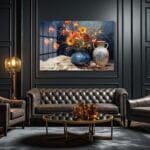 Canlılığın Dansı: Çiçekli Vazo Sanatsal Temperli Cam Tablo Duvar Dekoru cam tablo, duvar sanatı, modern dekorasyon, soyut sanat, cam sanat eserleri, iç mekan dekorasyonu, ofis dekorasyonu, ev dekorasyonu, restoran dekorasyonu, cafe dekorasyonu, cam baskı, UV baskı, estetik duvar sanatı