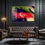 Türkiye Haritası Ay Yıldız Cam Tablo: Milli Ruhunuzu Yansıtan Şık Duvar Dekoru Duvar Dekoru cam tablo, duvar sanatı, modern dekorasyon, soyut sanat, cam sanat eserleri, iç mekan dekorasyonu, ofis dekorasyonu, ev dekorasyonu, restoran dekorasyonu, cafe dekorasyonu, cam baskı, UV baskı, estetik duvar sanatı