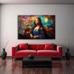 Mona Lisa'nın Renkli Yeniden Doğuşu: Modern Mozaik Cam Tablo Duvar Dekoru cam tablo, duvar sanatı, modern dekorasyon, soyut sanat, cam sanat eserleri, iç mekan dekorasyonu, ofis dekorasyonu, ev dekorasyonu, restoran dekorasyonu, cafe dekorasyonu, cam baskı, UV baskı, estetik duvar sanatı