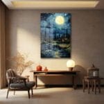 Ay Işığı Şehri: Büyüleyici Gece Manzarası Cam Tablo Duvar Dekoru cam tablo, duvar sanatı, modern dekorasyon, soyut sanat, cam sanat eserleri, iç mekan dekorasyonu, ofis dekorasyonu, ev dekorasyonu, restoran dekorasyonu, cafe dekorasyonu, cam baskı, UV baskı, estetik duvar sanatı