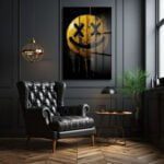 Urban Grunge Smiley: Asi Ruhlu Modern Cam Tablo Duvar Dekoru cam tablo, duvar sanatı, modern dekorasyon, soyut sanat, cam sanat eserleri, iç mekan dekorasyonu, ofis dekorasyonu, ev dekorasyonu, restoran dekorasyonu, cafe dekorasyonu, cam baskı, UV baskı, estetik duvar sanatı