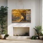 Huzurun Altın Işığı: Buddha Meditasyon Cam Tablo | Modern Duvar Dekorasyonu Duvar Dekoru cam tablo, duvar sanatı, modern dekorasyon, soyut sanat, cam sanat eserleri, iç mekan dekorasyonu, ofis dekorasyonu, ev dekorasyonu, restoran dekorasyonu, cafe dekorasyonu, cam baskı, UV baskı, estetik duvar sanatı