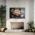 Pembe Nilüfer Zarafeti: Temperli Cam Duvar Tablosu | Modern Ev Dekorasyonu Duvar Dekoru cam tablo, duvar sanatı, modern dekorasyon, soyut sanat, cam sanat eserleri, iç mekan dekorasyonu, ofis dekorasyonu, ev dekorasyonu, restoran dekorasyonu, cafe dekorasyonu, cam baskı, UV baskı, estetik duvar sanatı