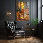 Vitray Geyik ve Gün Batımı: Ormanın Büyüsü Cam Tablo Duvar Dekoru cam tablo, duvar sanatı, modern dekorasyon, soyut sanat, cam sanat eserleri, iç mekan dekorasyonu, ofis dekorasyonu, ev dekorasyonu, restoran dekorasyonu, cafe dekorasyonu, cam baskı, UV baskı, estetik duvar sanatı