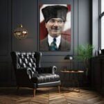 Atatürk'ün Zamansız Gülüşü: Liderlik Ruhu Cam Tablo Duvar Dekoru cam tablo, duvar sanatı, modern dekorasyon, soyut sanat, cam sanat eserleri, iç mekan dekorasyonu, ofis dekorasyonu, ev dekorasyonu, restoran dekorasyonu, cafe dekorasyonu, cam baskı, UV baskı, estetik duvar sanatı