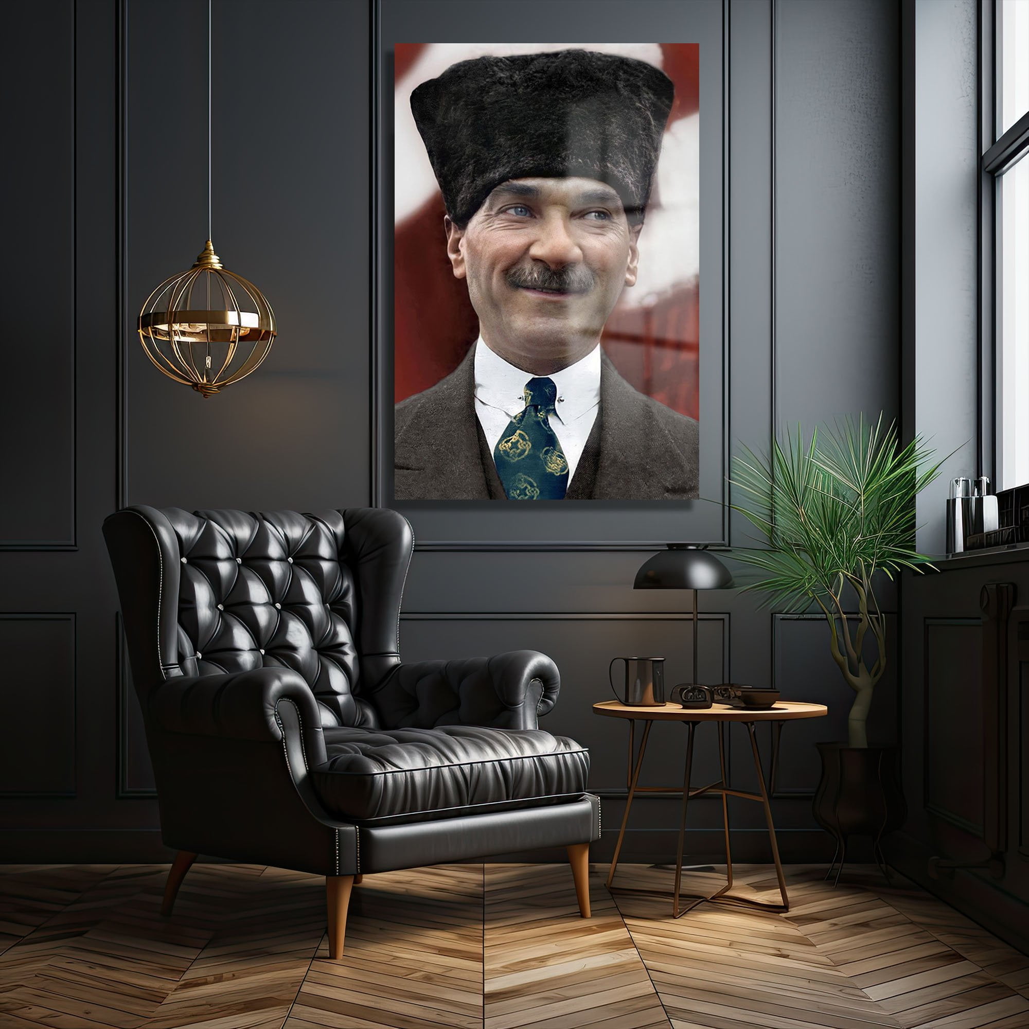 Atatürk'ün Zamansız Gülüşü: Liderlik Ruhu Cam Tablo Duvar Dekoru cam tablo, duvar sanatı, modern dekorasyon, soyut sanat, cam sanat eserleri, iç mekan dekorasyonu, ofis dekorasyonu, ev dekorasyonu, restoran dekorasyonu, cafe dekorasyonu, cam baskı, UV baskı, estetik duvar sanatı