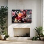 Büyüleyici Floral Dans: Pembe ve Turuncu Tonlarında Modern Cam Tablo Duvar Dekoru cam tablo, duvar sanatı, modern dekorasyon, soyut sanat, cam sanat eserleri, iç mekan dekorasyonu, ofis dekorasyonu, ev dekorasyonu, restoran dekorasyonu, cafe dekorasyonu, cam baskı, UV baskı, estetik duvar sanatı