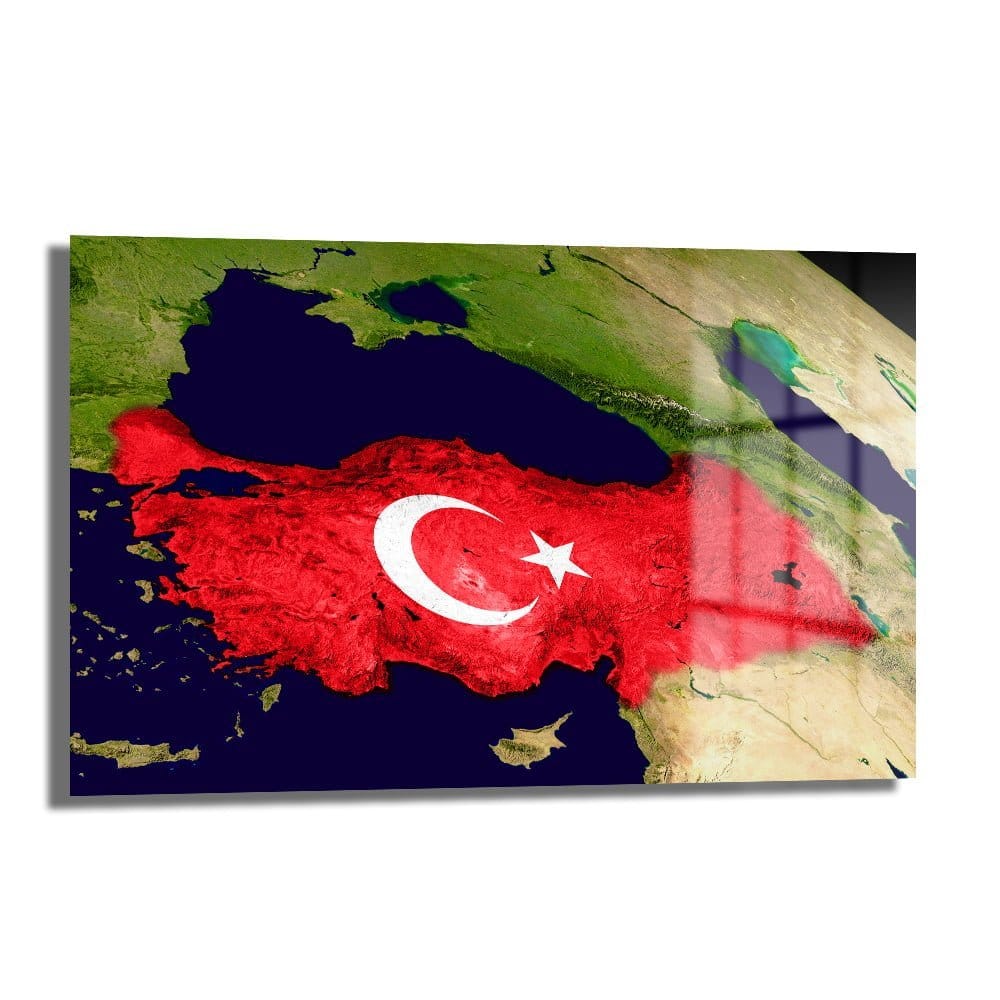 Türkiye Haritası Ay Yıldız Cam Tablo: Milli Ruhunuzu Yansıtan Şık Duvar Dekoru Duvar Dekoru cam tablo, duvar sanatı, modern dekorasyon, soyut sanat, cam sanat eserleri, iç mekan dekorasyonu, ofis dekorasyonu, ev dekorasyonu, restoran dekorasyonu, cafe dekorasyonu, cam baskı, UV baskı, estetik duvar sanatı