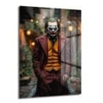 Joker'ın Gizemli Dünyası: Sinematik Temperli Cam Tablo Duvar Dekoru cam tablo, duvar sanatı, modern dekorasyon, soyut sanat, cam sanat eserleri, iç mekan dekorasyonu, ofis dekorasyonu, ev dekorasyonu, restoran dekorasyonu, cafe dekorasyonu, cam baskı, UV baskı, estetik duvar sanatı