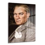 Mavi Gözlerin Kararlılığı: Atatürk Portre Temperli Cam Tablo Duvar Dekoru cam tablo, duvar sanatı, modern dekorasyon, soyut sanat, cam sanat eserleri, iç mekan dekorasyonu, ofis dekorasyonu, ev dekorasyonu, restoran dekorasyonu, cafe dekorasyonu, cam baskı, UV baskı, estetik duvar sanatı