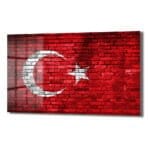 Türkiye Bayrağı Tuğla Duvar Görünümlü Cam Tablo | Vatansever Duvar Dekorasyonu Duvar Dekoru cam tablo, duvar sanatı, modern dekorasyon, soyut sanat, cam sanat eserleri, iç mekan dekorasyonu, ofis dekorasyonu, ev dekorasyonu, restoran dekorasyonu, cafe dekorasyonu, cam baskı, UV baskı, estetik duvar sanatı