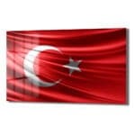Ay Yıldızın Görkemi: Dalgalanan Türk Bayrağı Cam Tablo Duvar Dekoru cam tablo, duvar sanatı, modern dekorasyon, soyut sanat, cam sanat eserleri, iç mekan dekorasyonu, ofis dekorasyonu, ev dekorasyonu, restoran dekorasyonu, cafe dekorasyonu, cam baskı, UV baskı, estetik duvar sanatı