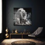 Beyaz Aslan Ailesi: Güç ve Asaletin Temperli Cam Tablosu Duvar Dekoru cam tablo, duvar sanatı, modern dekorasyon, soyut sanat, cam sanat eserleri, iç mekan dekorasyonu, ofis dekorasyonu, ev dekorasyonu, restoran dekorasyonu, cafe dekorasyonu, cam baskı, UV baskı, estetik duvar sanatı